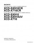 Сервисная инструкция SONY XCD-SX910CR