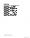 Сервисная инструкция SONY XCG-V60E, SERIES, 1st-edition, REV.1
