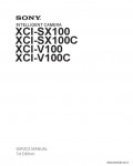 Сервисная инструкция SONY XCI-SX100 V100, 1st-edition