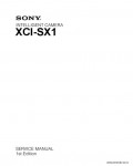 Сервисная инструкция SONY XCI-SX1, 1st-edition