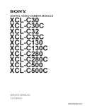 Сервисная инструкция SONY XCL-C30, SERIES, 1st-edition