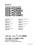 Сервисная инструкция SONY XDS-PD200C, SERIES