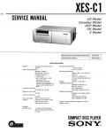 Сервисная инструкция Sony XES-C1
