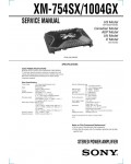 Сервисная инструкция Sony XM-1004GX