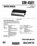 Сервисная инструкция Sony XM-4501