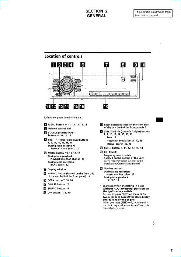 Сервисная инструкция Sony XR-4950X, XR-4954X