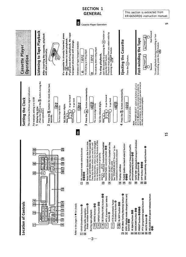 Сервисная инструкция Sony XR-6650RDS