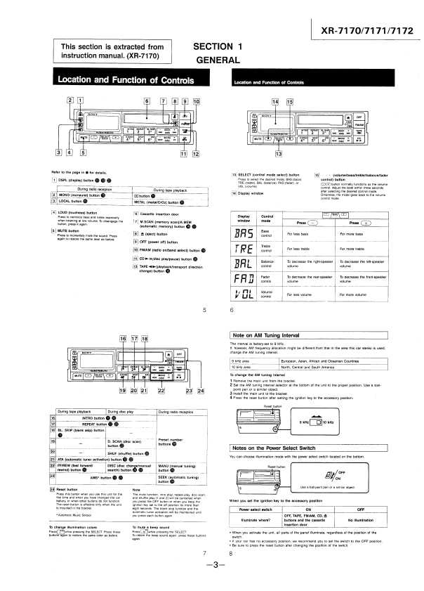 Сервисная инструкция Sony XR-7170, XR-7171, XR-7172