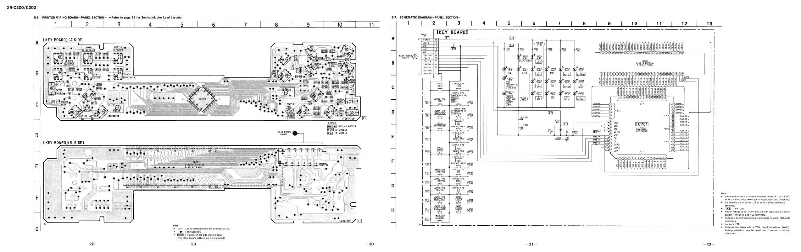 Сервисная инструкция Sony XR-C200, XR-C202