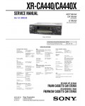 Сервисная инструкция Sony XR-CA440, XR-CA440X