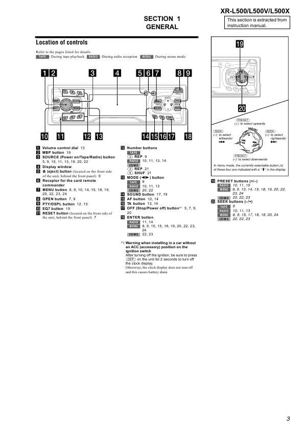 Сервисная инструкция Sony XR-L500, XR-L500V, XR-L500X