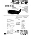 Сервисная инструкция Sony XR-U220, XR-U330, XR-U440RDS