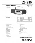 Сервисная инструкция Sony ZS-M35