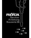 Сервисная инструкция Studer (Revox) A36, B36, C36, D36, E36, F36