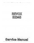 Сервисная инструкция Studer (Revox) B234S