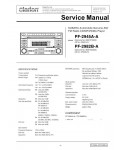 Сервисная инструкция Clarion PF-2945A, 2982B
