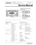 Сервисная инструкция Clarion PF-2950A-A, 2954A-A