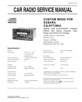 Сервисная инструкция Panasonic CQ-EF7280A