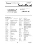 Сервисная инструкция Clarion 929-037-185