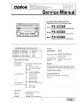 Сервисная инструкция Clarion PS-2533B, 2533D, 2534D