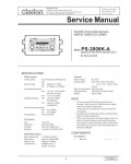Сервисная инструкция Clarion PS-2808K-A