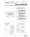 Сервисная инструкция Clarion PS-2956N, 2957N