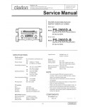 Сервисная инструкция Clarion PS-2993D