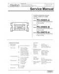 Сервисная инструкция Clarion PS-2996D, 2997D