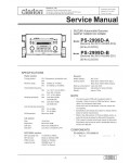Сервисная инструкция Clarion PS-2999D