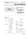 Сервисная инструкция Clarion PS-3025K