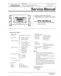Сервисная инструкция Clarion PS-3032D-A