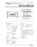 Сервисная инструкция Clarion PS-3099D