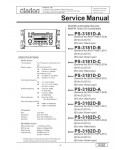 Сервисная инструкция Clarion PS-3181D, PS-3182D