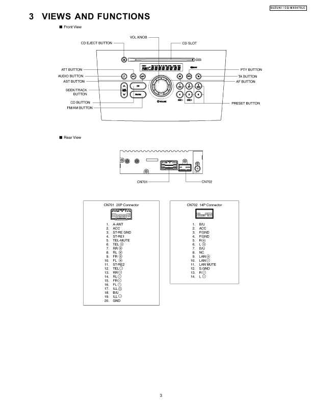 Сервисная инструкция PANASONIC CQ-MX0470LC