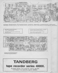Сервисная инструкция Tandberg 4000X (SCH)