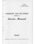 Сервисная инструкция TANDBERG 5 REEL-TO-REEL