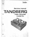 Сервисная инструкция TANDBERG 6X REEL-TO-REEL