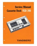 Сервисная инструкция Tandberg TCD-310