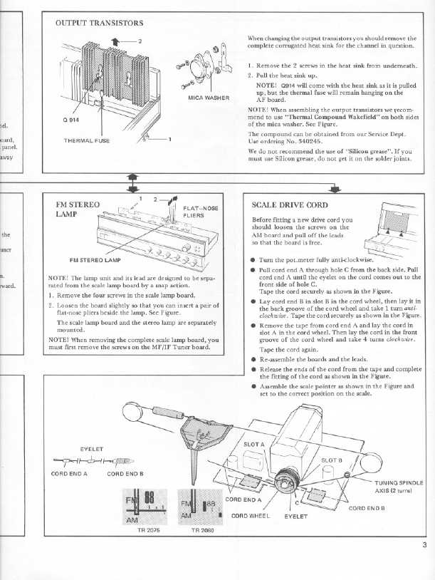 Сервисная инструкция Tandberg TR-2075MKII, TR-2080