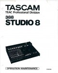 Сервисная инструкция Tascam 388 STUDIO-8