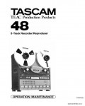 Сервисная инструкция TASCAM 48