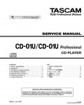 Сервисная инструкция TASCAM CD-01U
