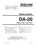 Сервисная инструкция Tascam DA-20