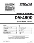 Сервисная инструкция TASCAM DM-4800