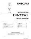 Сервисная инструкция TASCAM DR-22WL