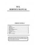 Сервисная инструкция TCL LA29M62S, NX56LA