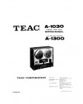 Сервисная инструкция Teac A-1030, A-1300