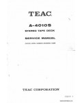 Сервисная инструкция TEAC A-4010S