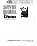 Сервисная инструкция Teac A-7300RX
