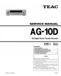 Сервисная инструкция Teac AG-10D